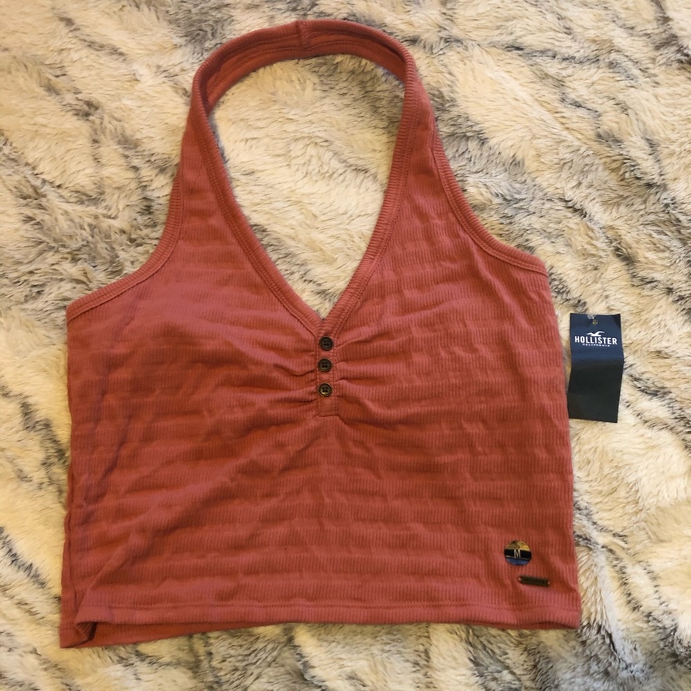 NWT!!! Hollister Halter Crop Top
